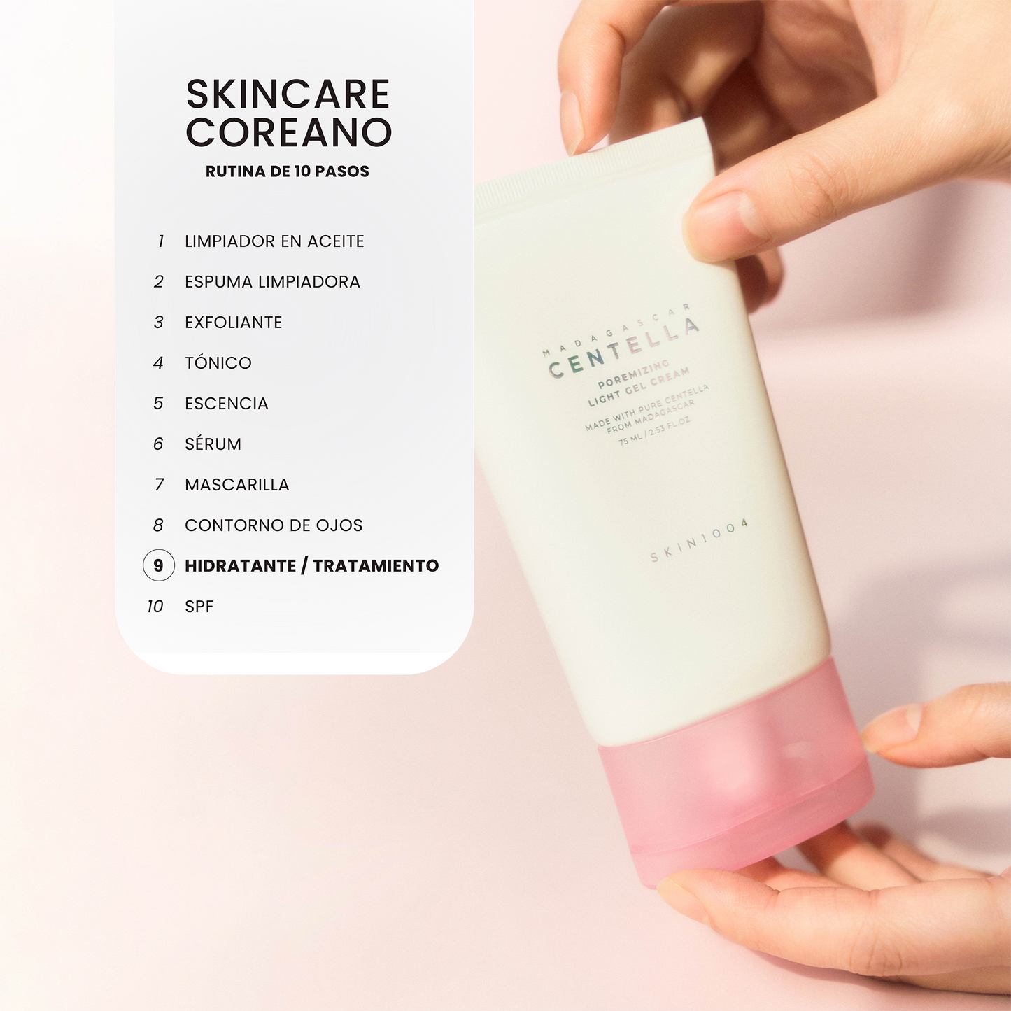 Madagascar Centella Crema Gel Ligera Minimizadora de Poros 75 ml