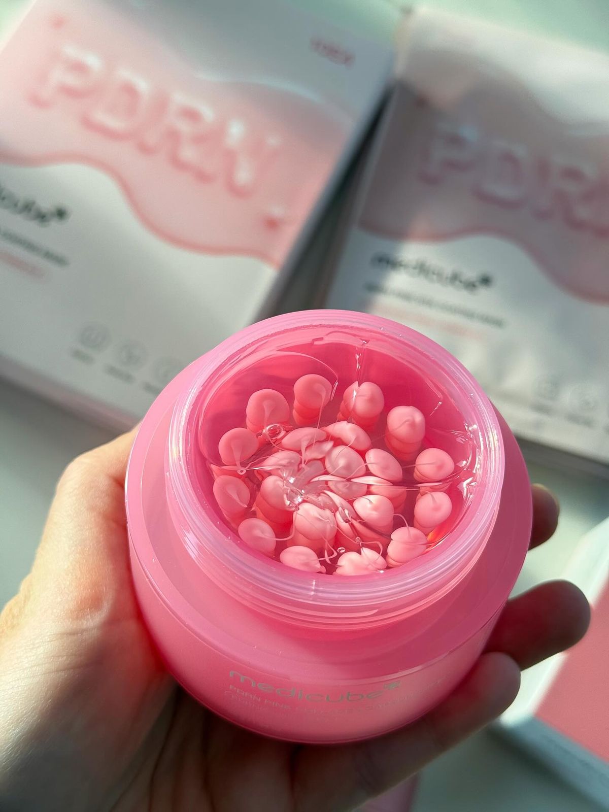 Set Anti-Edad Glass Skin - Sérum PDRN + Crema Colágeno Rosa