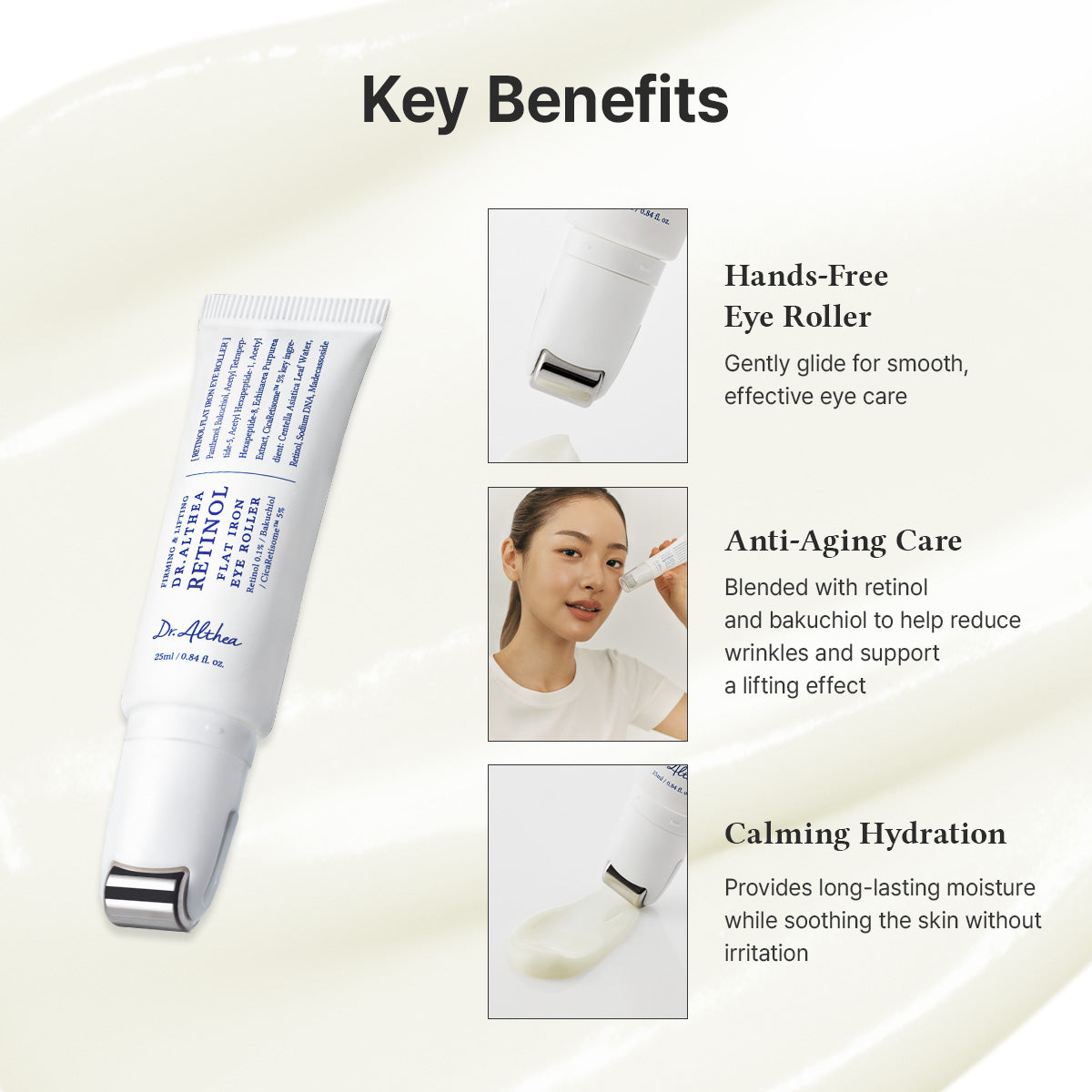 Retinol Flat Iron Eye Roller