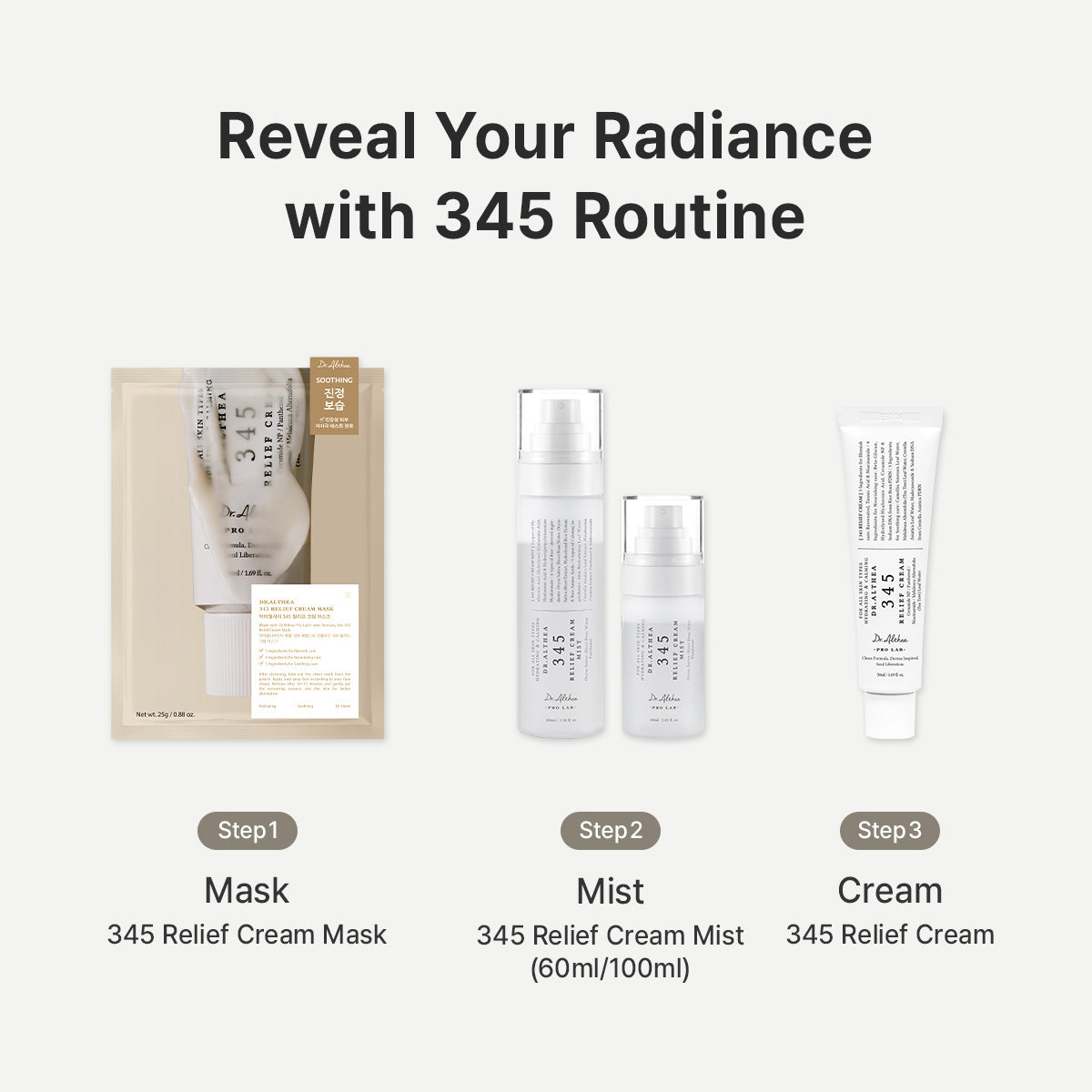 345 Relief Cream & Mist Duo