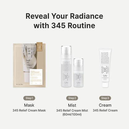 345 Relief Cream Trio