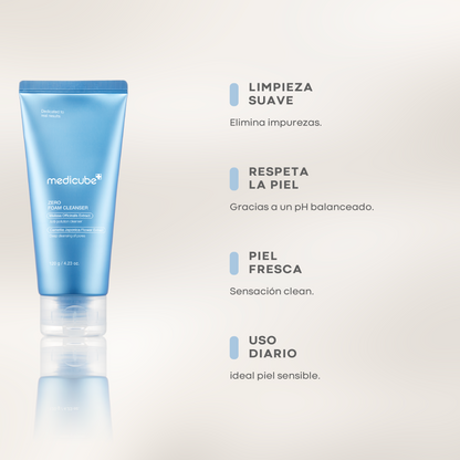 Medicube Zero Pore Clearing Capsule Cleansing Foam – Limpiador Facial
