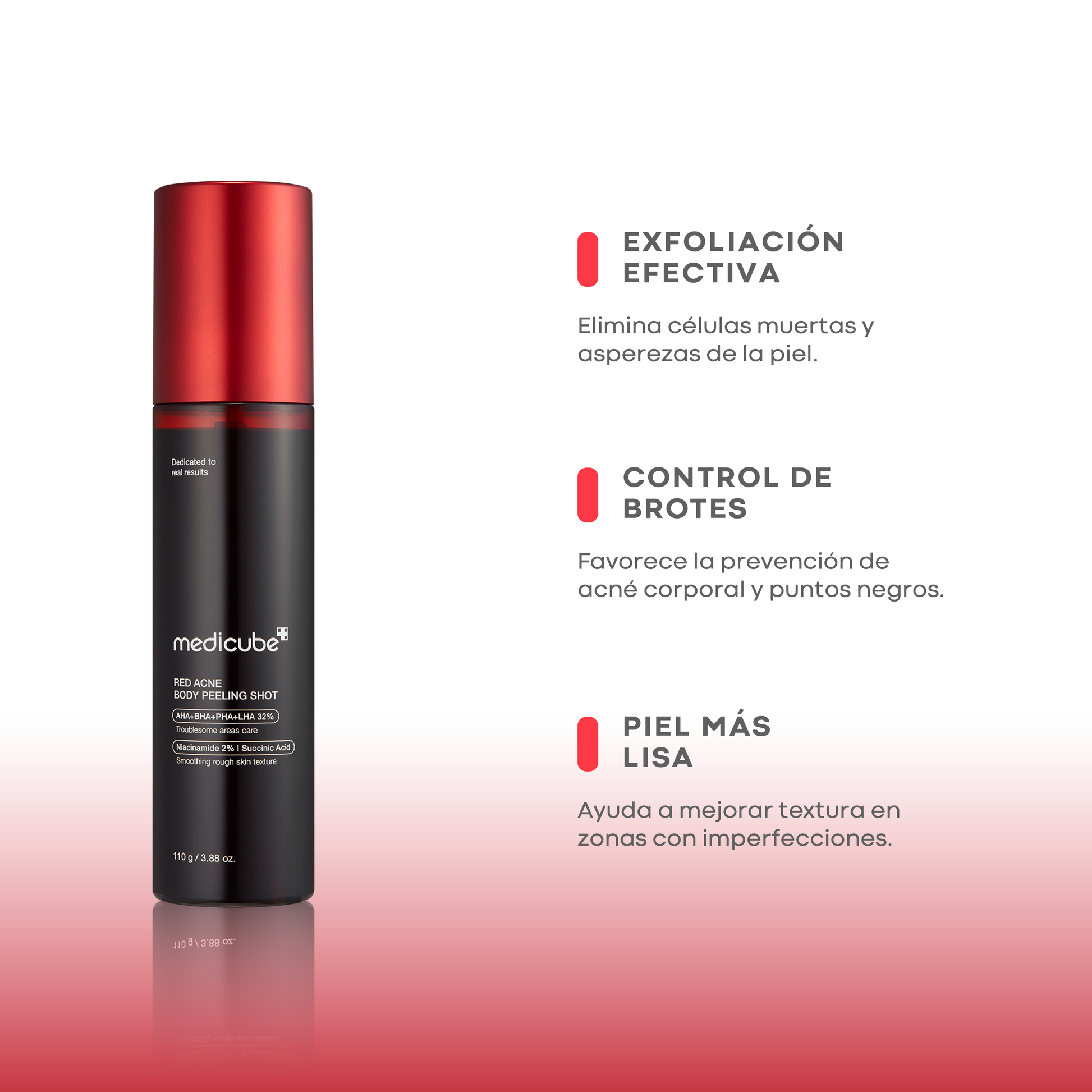 Tratamiento Peeling Corporal Antiacné Red Acne