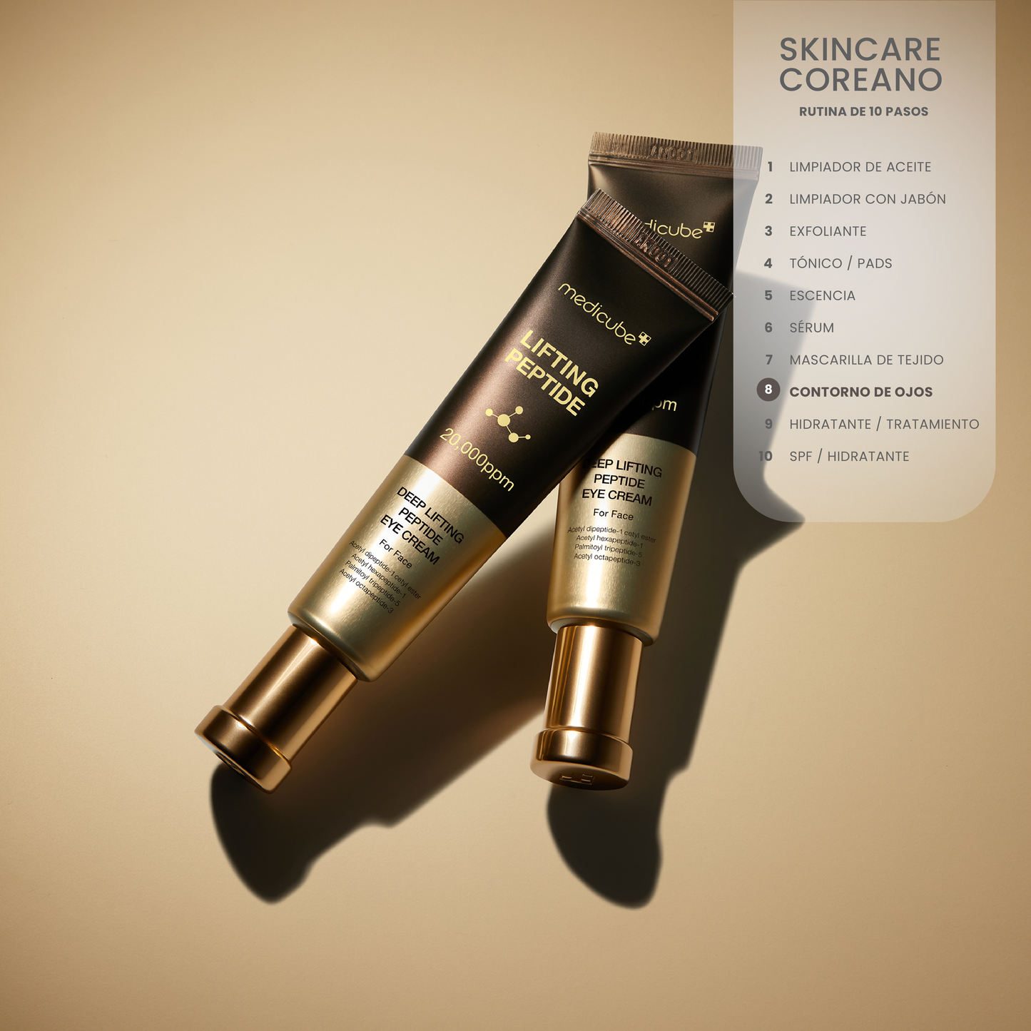 Crema Contorno de Ojos con Péptidos Efecto Lifting Profundo 30 ml