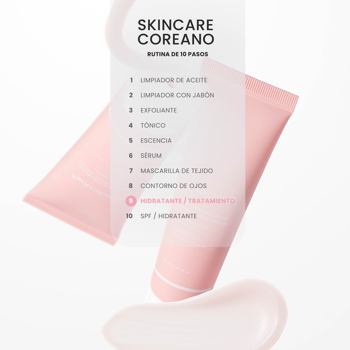 Medicube PDRN Pink Hyaluronic Moisturizing Cream 50 ml