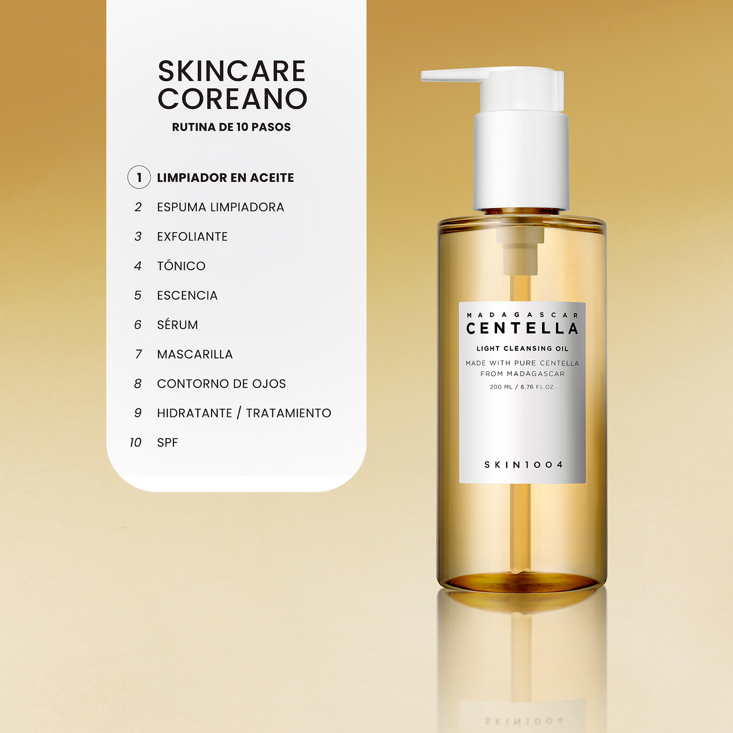 Madagascar Centella Aceite Limpiador Ligero 200 ml