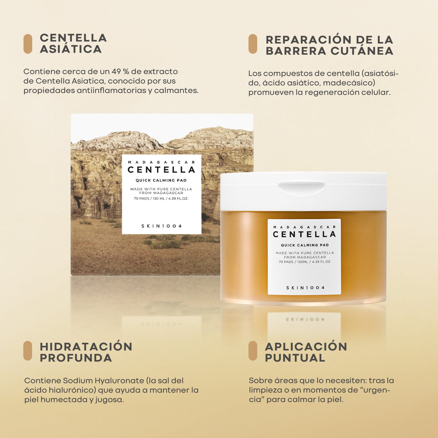 SKIN1004 Madagascar Centella Quick Calming Pad