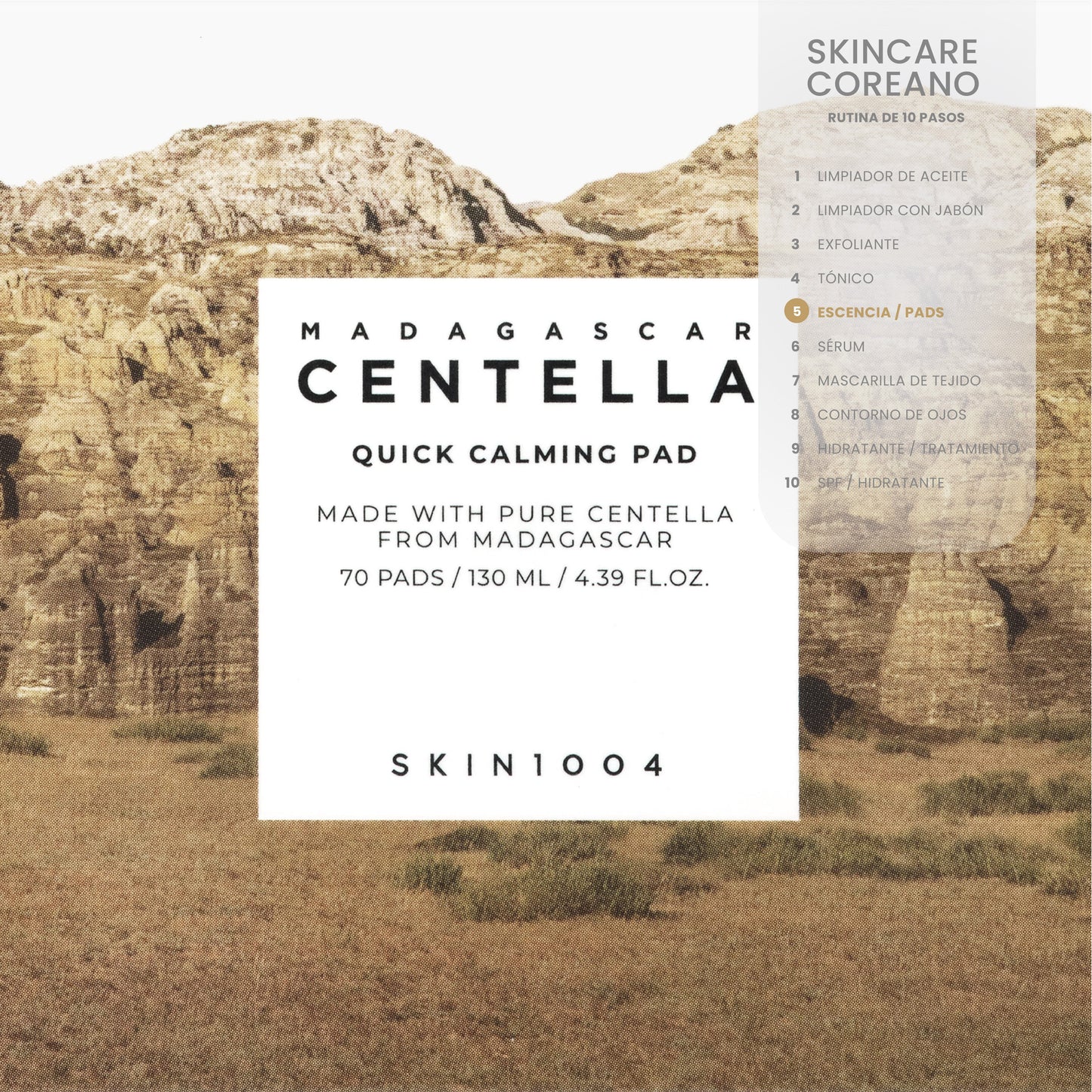 SKIN1004 Madagascar Centella Quick Calming Pad