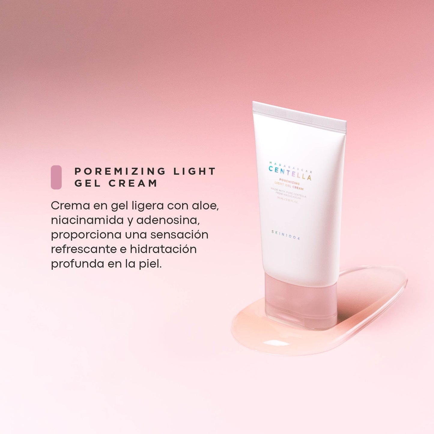 Madagascar Centella Crema Gel Ligera Minimizadora de Poros 75 ml