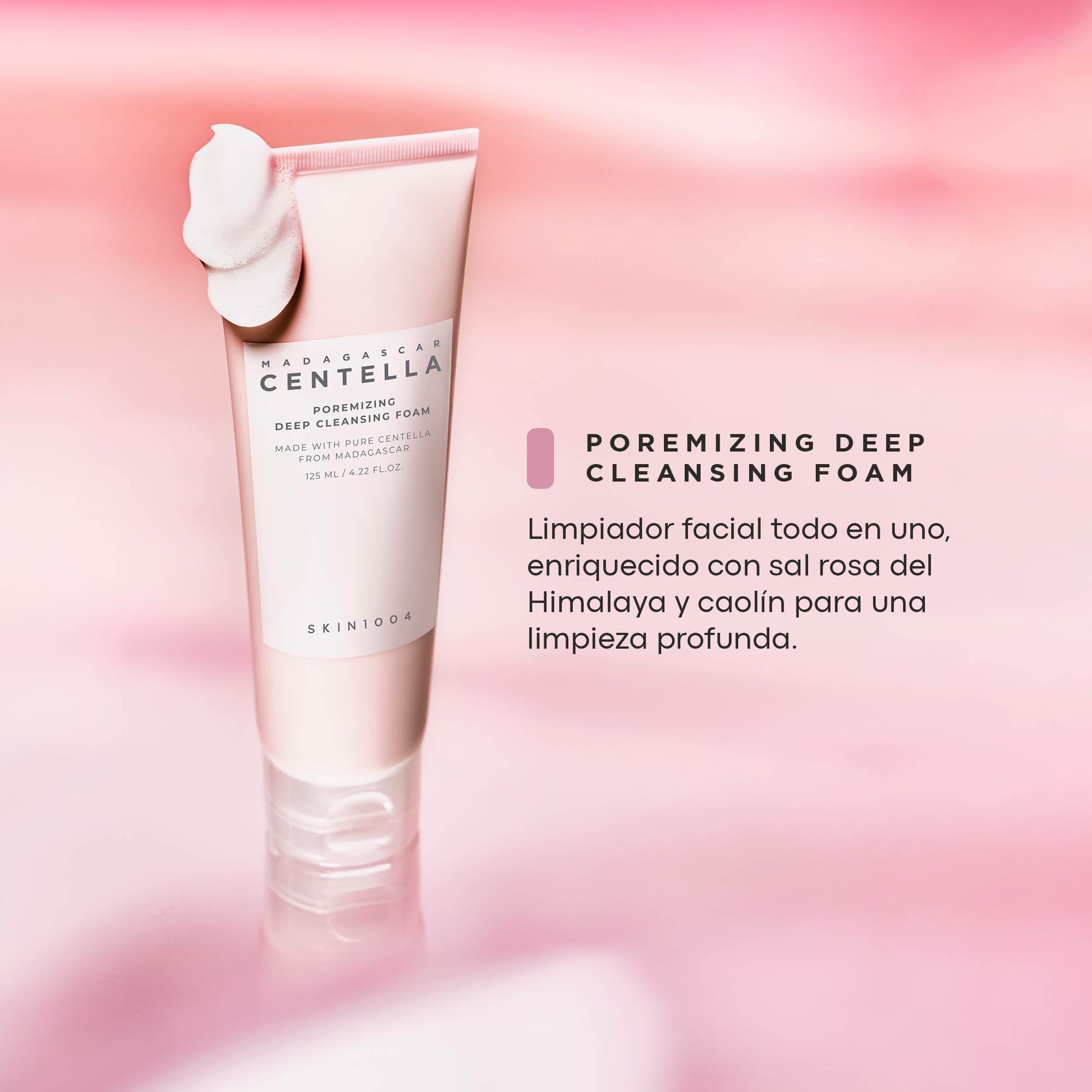 Madagascar Centella Espuma Limpiadora Profunda Minimizadora de Poros 125 ml