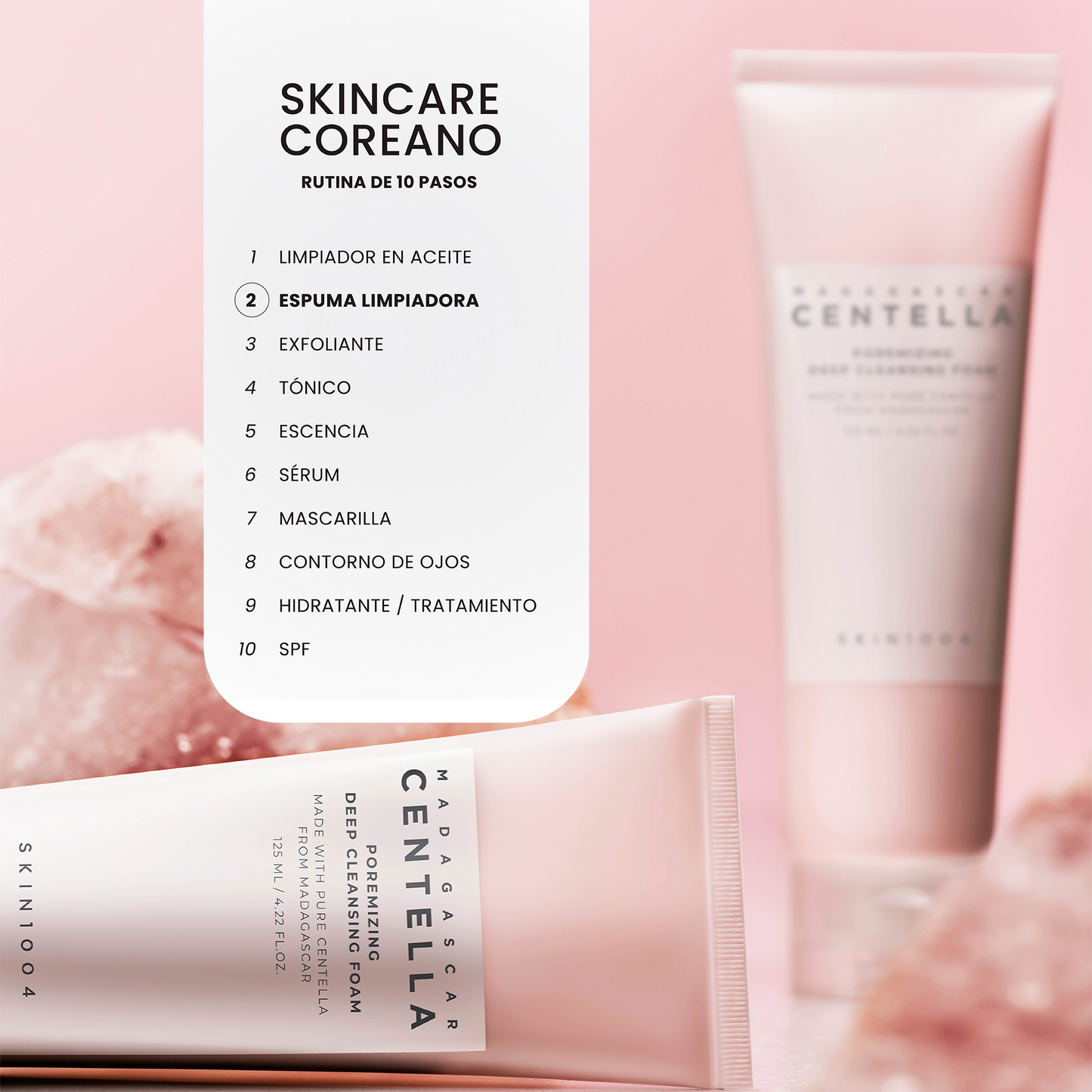 Madagascar Centella Espuma Limpiadora Profunda Minimizadora de Poros 125 ml