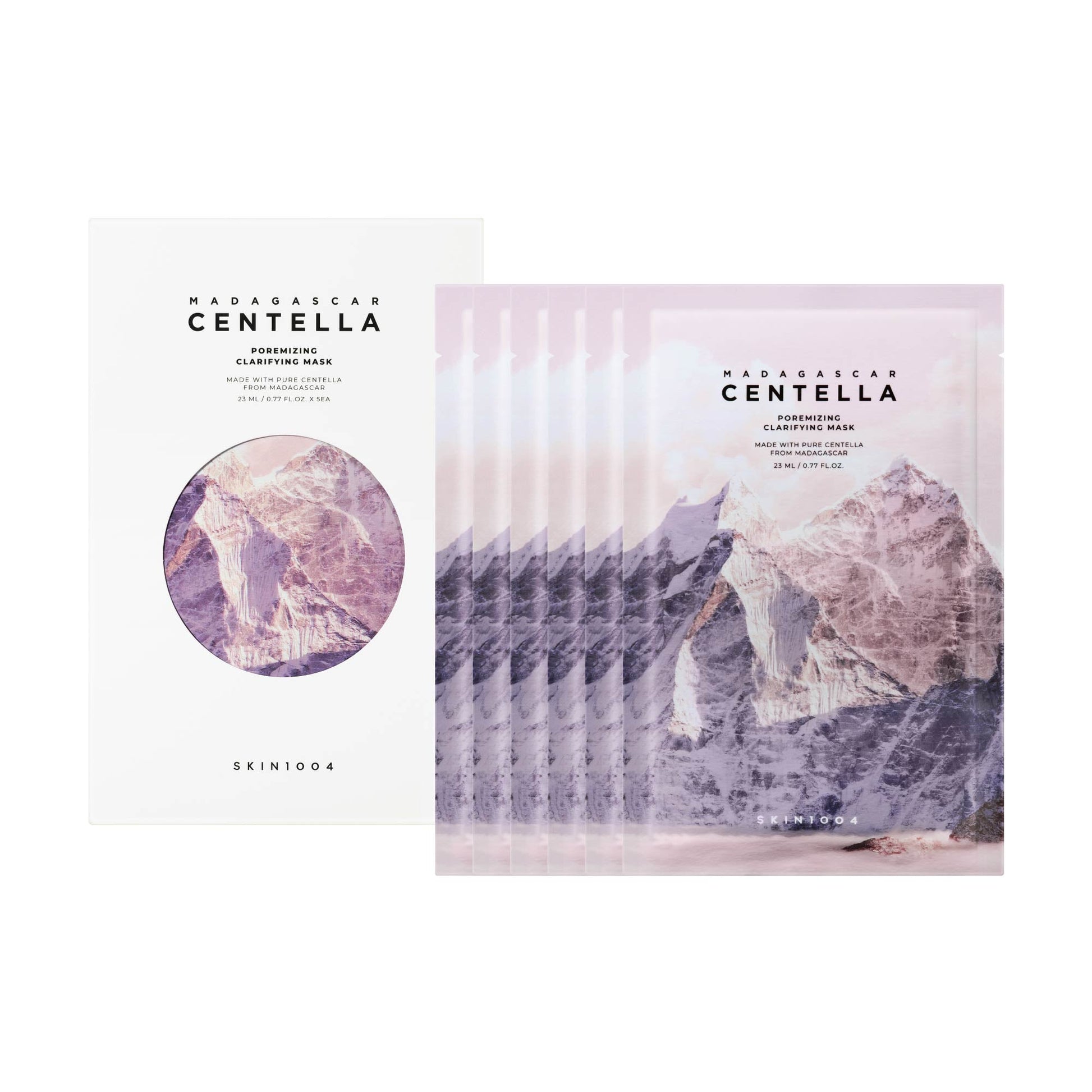 Madagascar Centella Mascarilla Clarificante Minimizadora de Poros 23 ml 5 pzs.