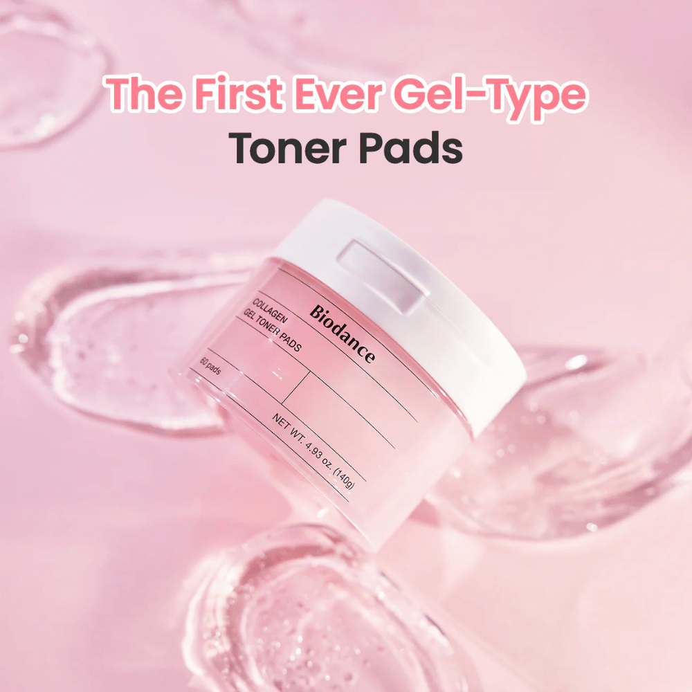 Biodance Collagen Gel Toner Pads son los primeros pads de tóner a base de gel que hidratan y unifican la piel. Perfecto para una rutina de cuidado de la piel rápida y sencilla que aporta brillo y mejora la textura de la piel.