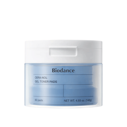 Biodance Cera-Nol Gel Toner Pads – Hidratación y cuidado calmante en un solo paso.

✨ 60 almohadillas impregnadas en un gel-tónic hidratante.
💙 Ceramidas & Pantenol fortalecen la barrera cutánea y calman la irritación.
💧 Hidratación rápida para una piel fresca y equilibrada.

¡Perfecto para piel sensible y uso diario!