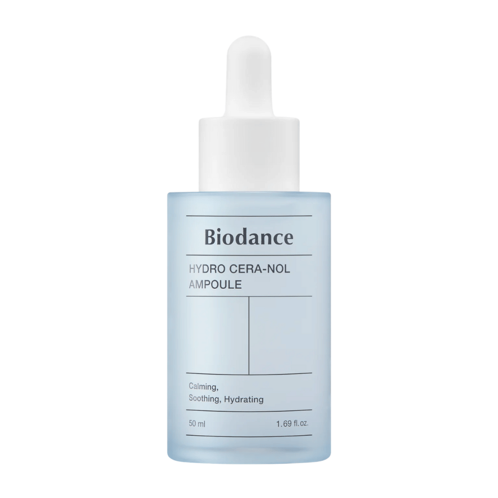 Biodance Hydro Cera-Nol Ampoule – Ampolla calmante e intensamente hidratante.

💧 Hidratación profunda – Refuerza la barrera de humedad de la piel y previene la deshidratación.
🌿 Efecto calmante – Reduce el enrojecimiento y la irritación para una piel equilibrada.
🛡️ Fortalece la barrera cutánea – Ideal para pieles sensibles y secas.

¡Perfecto para una piel hidratada, suave y protegida!