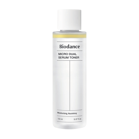 Biodance Micro Dual Serum Toner 150 ml – tónico coreano hidratante y nutritivo con suero en dos fases para una barrera cutánea fortalecida