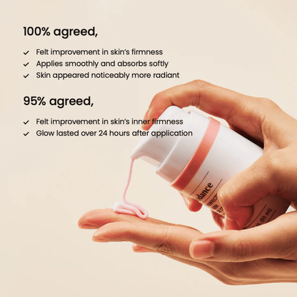 Biodance Pore Perfecting Collagen Peptide Cream textura y función de bombeo – crema de colágeno y péptidos clínicamente probada para una piel más firme y un brillo duradero