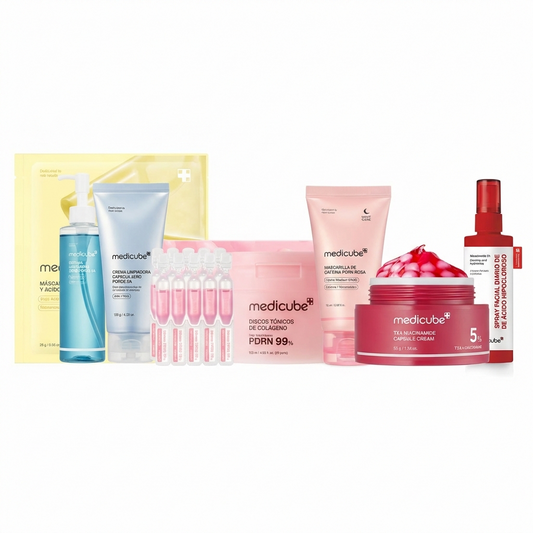 [NUEVO] Set Glass Glow en 7 DÍAS | 8 Productos TOP Virales | Rutina Completa K-Beauty